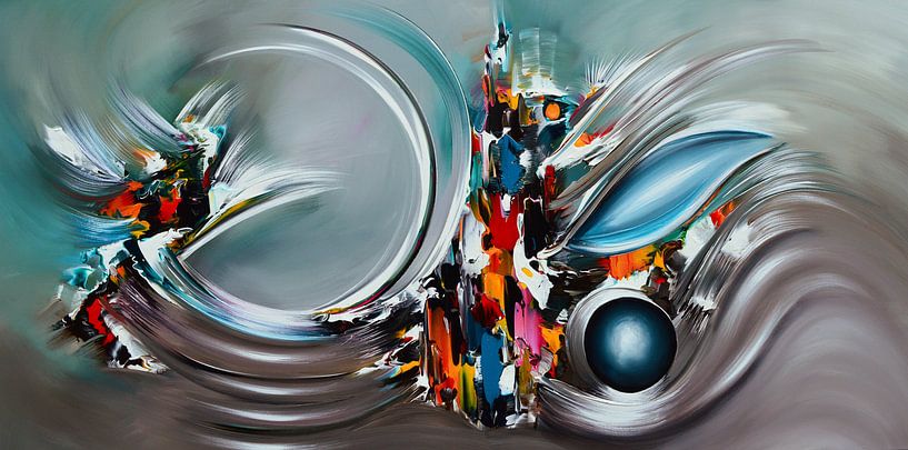 Abstract Time by Gena Theheartofart