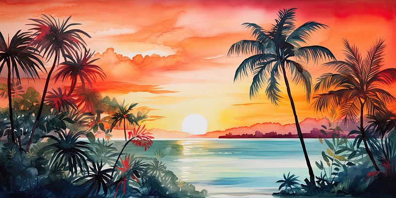 Affiche tropicale par Bert Nijholt