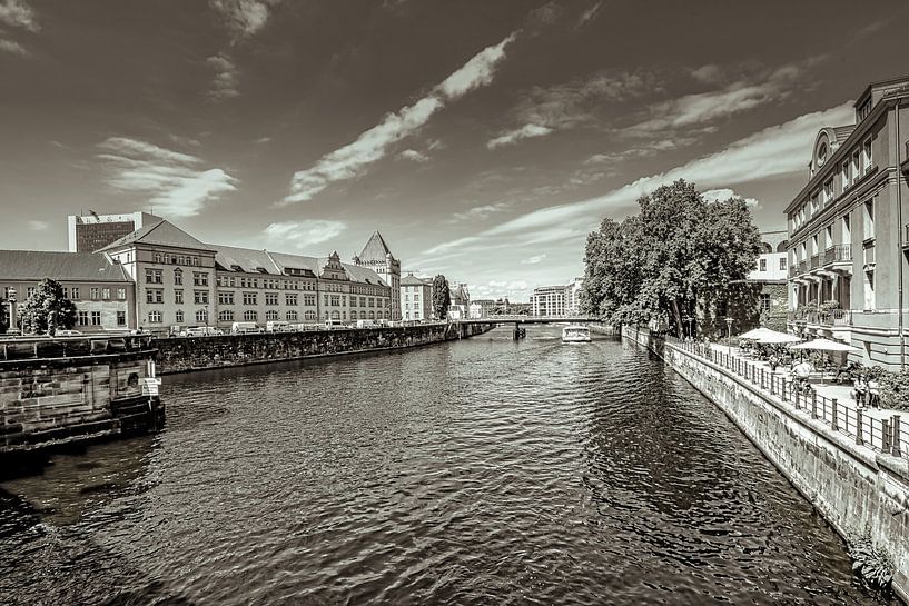 At the Spree Canal in Berlin Mitte by Thomas Riess