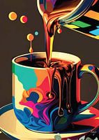 Buntes Kaffee-Glück