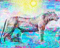 Kunstpartei Leeuwin mit Van Gogh Brandt und Zanolino