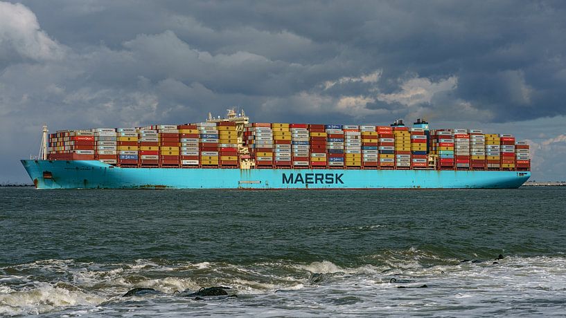 Containerschip Mathilde Maersk. van Jaap van den Berg