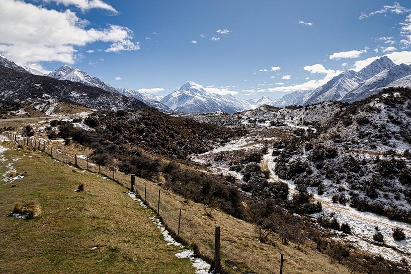 Mount Cook und Mount Tasman von Anneke Hooijer