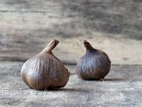 Schwarzer Knoblauch Stillleben