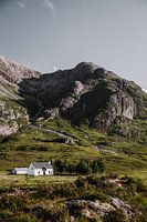 Weißes Ferienhaus in Glencoe