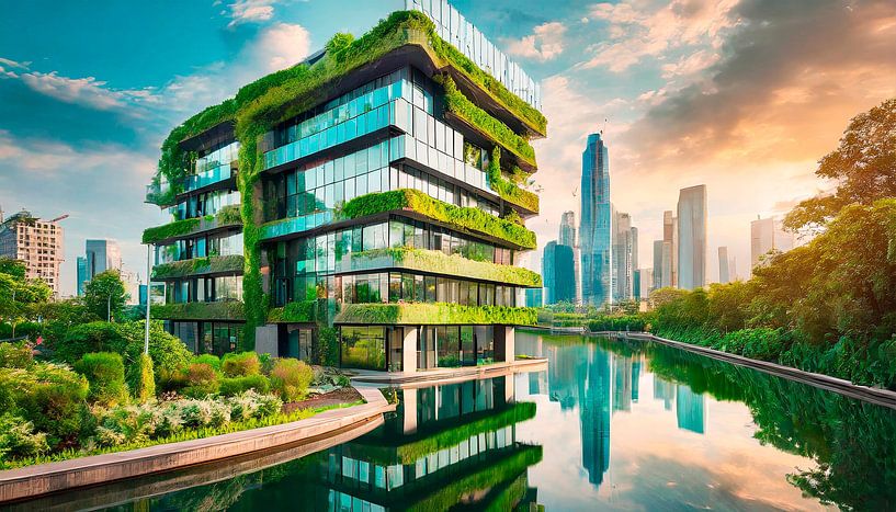 Plantes sur les maisons par Mustafa Kurnaz