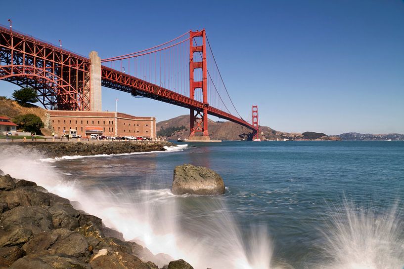 Golden Gate Bridge - Uferpromenade von Melanie Viola
