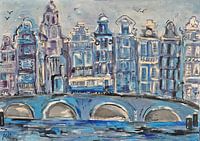 Paysage urbain d'Amsterdam