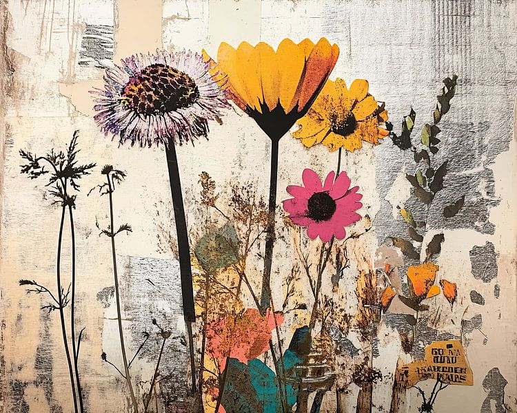 Blumenmalerei von Zen und Mehr