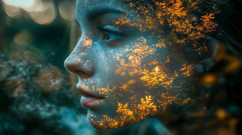 Das Flüstern der Natur verschmilzt mit einem nachdenklichen Blick von Luc V. de Zeeuw