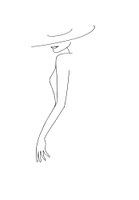 Feine Linienkunst - Hübsch