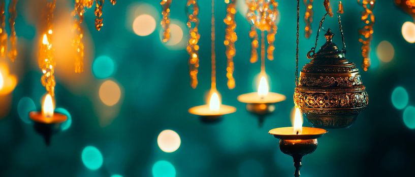 Lichterzauber und Eleganz von Poster Art Shop