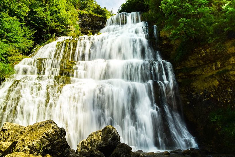 Wasserfall Cascades du Hérisson im französischen Jura von Robin Verhoef