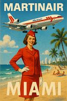 Martinair poster miami
