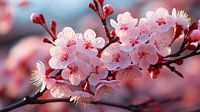 Cherry blossom branch