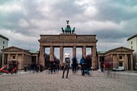 Brandenburgertor with artwork