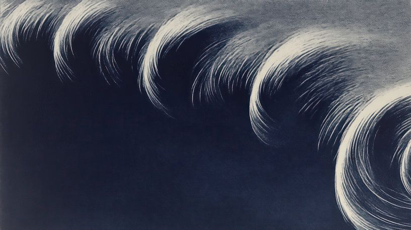 Abstract sea by Franka Poulain