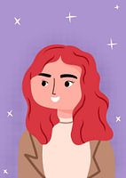 Girls with her Smiling