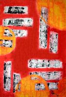 "Carrés sur sol texturé, I."