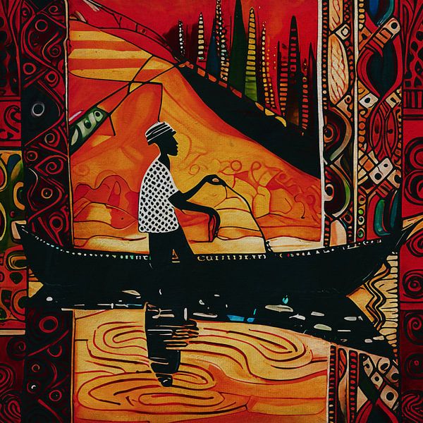 Capturer la vie d'un pêcheur africain par Jan Keteleer