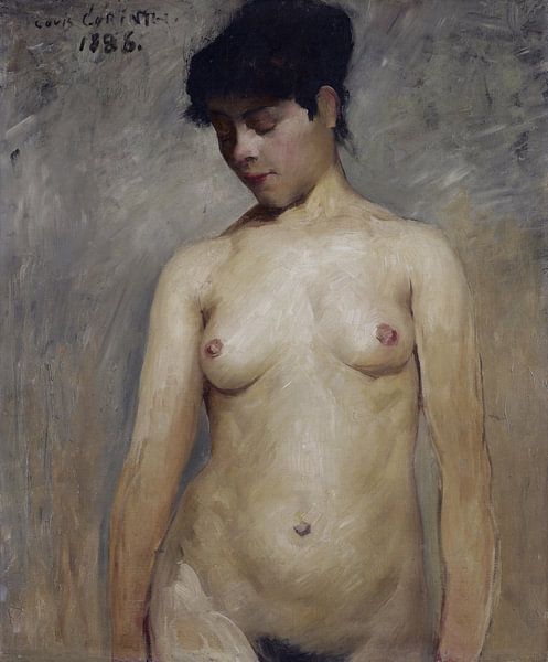 Nacktes Mädchen, Lovis Corinth - 1886 von Atelier Liesjes