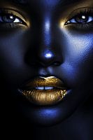 Eklipse von Blau und Gold