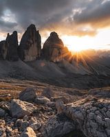 Golden hour in the mountains