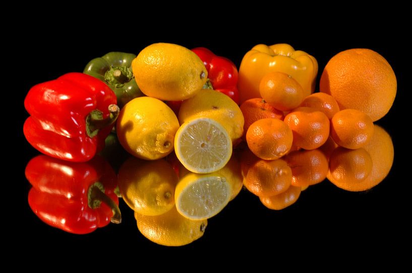 Fruit and Vegetable Still Life by Brian Morgan