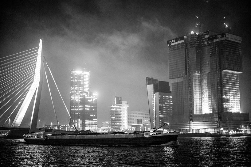 Erasmusbrücke, die ikonische Schrägseilbrücke von Niels Stolk