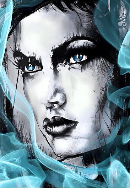 A blue mystery by Ljupka Kareska