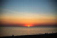 Sonnenuntergang am Strand