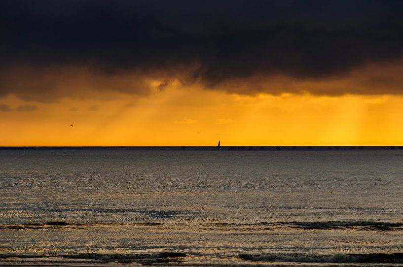Sunset at See by Erwin Maassen van den Brink