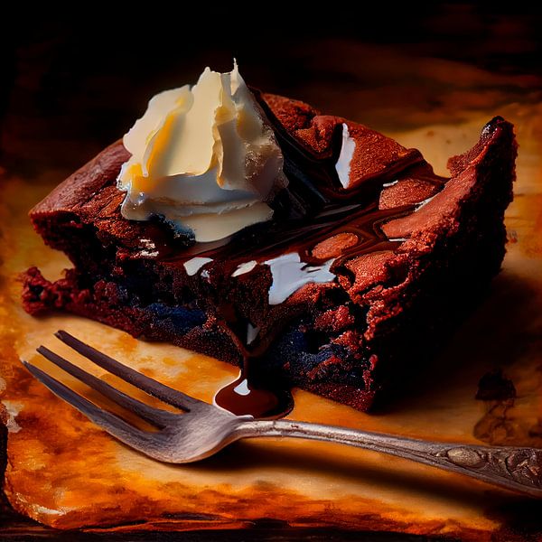 Chocolate Brownie by Maarten Knops