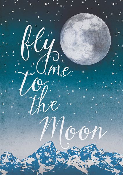 fly me to the moon von Treechild