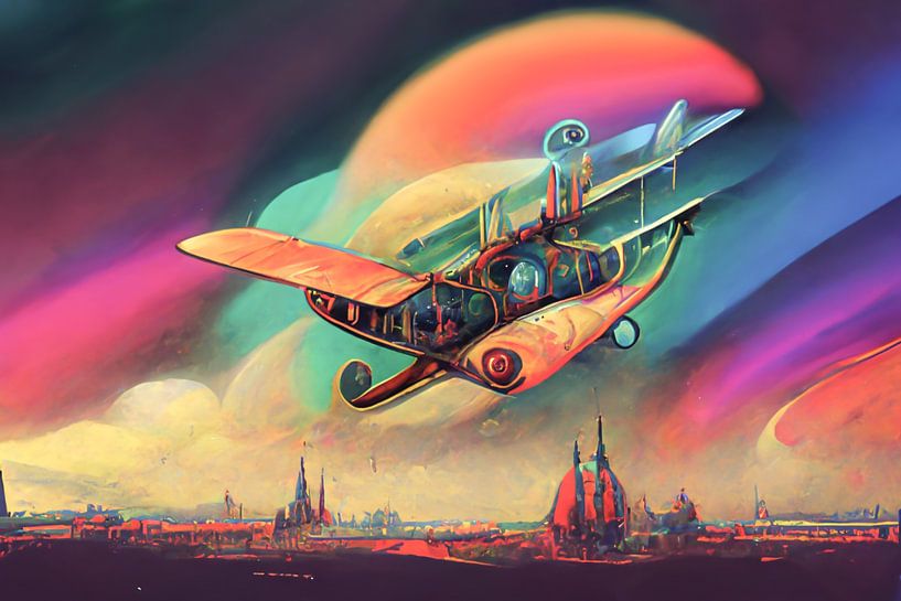 Alien-Fantasie, psychedelische Träume und fliegende Bohrinseln von Jef Peeters