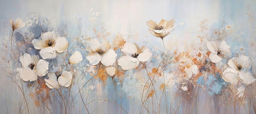 Florales Porträt von Wunderbare Kunst