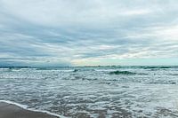 Meer im Winter bei Stürmen