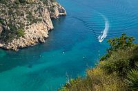 Cala de la Granadella, boat trip on the Mediterranean Sea
