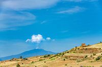 Volcan Etna actif en Sicile, Italie.