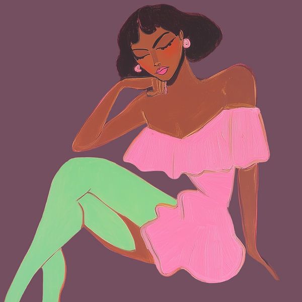 Silence en améthyste par Bianca ter Riet