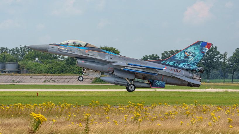 General Dynamics F-16A of the Royal Air Force. by Jaap van den Berg