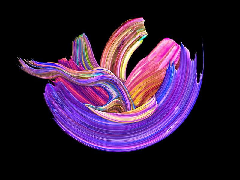 Vibrant pink and purple by Hilde Remerie Photography and digital art