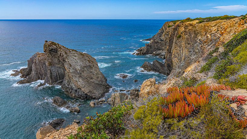 Vue de la côte portugaise pendant le Fisherman's Trail par Jessica Lokker