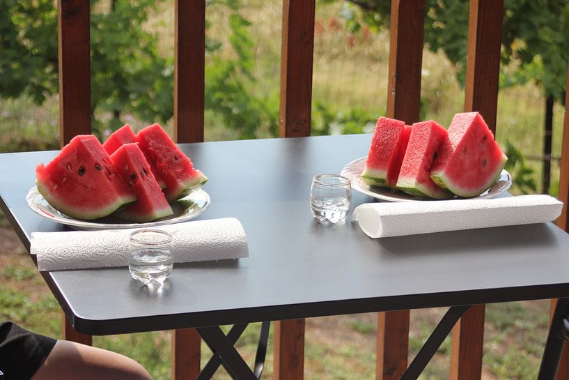 Pastèque et brandy (Tsipouro) - Grèce par ADLER & Co / Caj Kessler