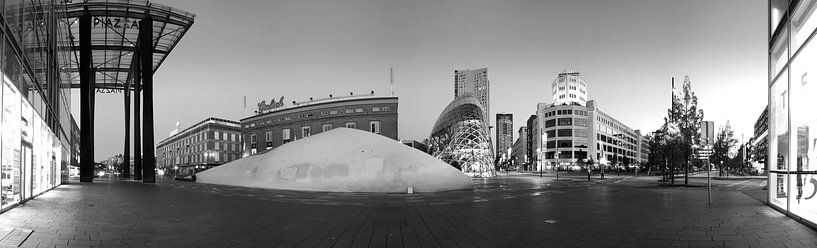 Neues Eindhoven II, schwarz und weiß von Sean Vos