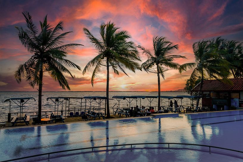 Sigiriya (Löwenfelsen) - die ikonische Felsenfestung mit Fresken und atemberaubender Aussicht. von Patrick Fotografeert