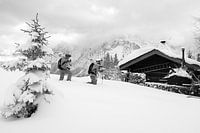 Eine dicke Schneedecke