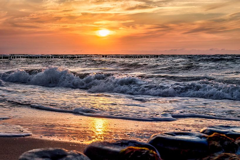 Baltic Sea sunset by Voss photography