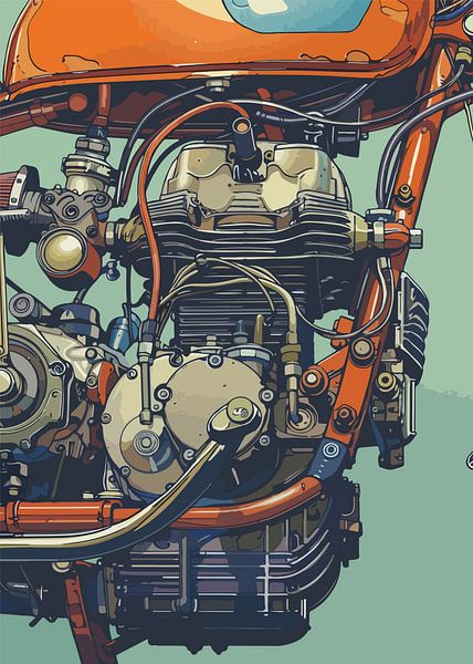 Automobile Maschine von Lae