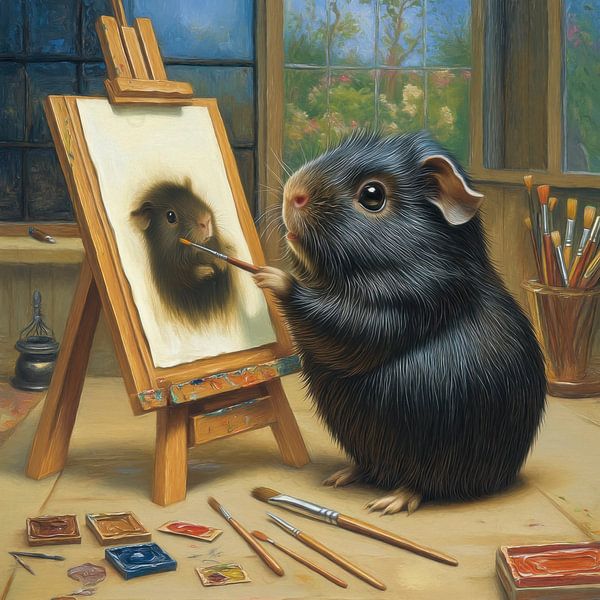 The black artist by Jutta Maria Pusl